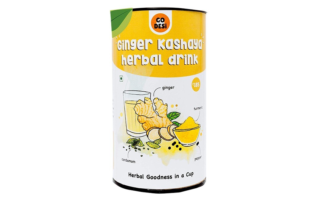 Go Desi Ginger Kashaya Herbal Drink    Tin  150 grams